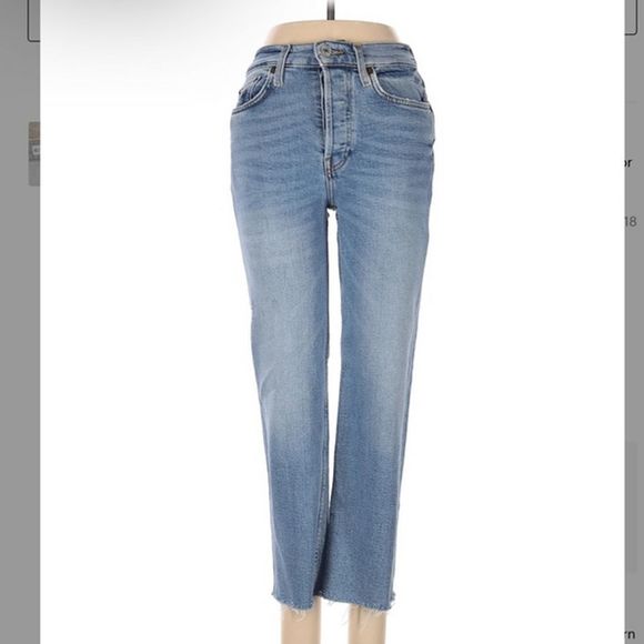 Re/Done Light Wash Jeans - Picture 1 of 1